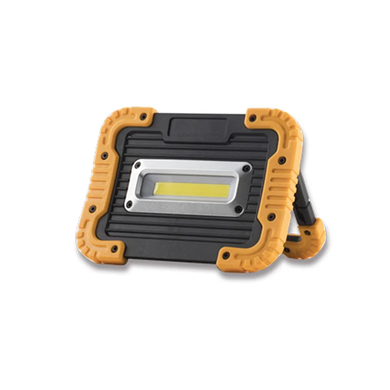 10W 1000LM LED Work Light, Rechargeable Portable Waterproof LED Flood Lights for Outdoor Camping, Hiking, Emergency Car Repair and Work Site Lighting